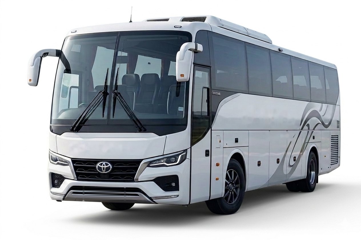 Luxury coach bus for staff shuttles and group travel