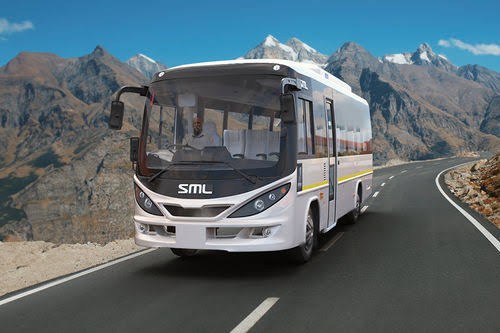 White SML 27 seater staff bus